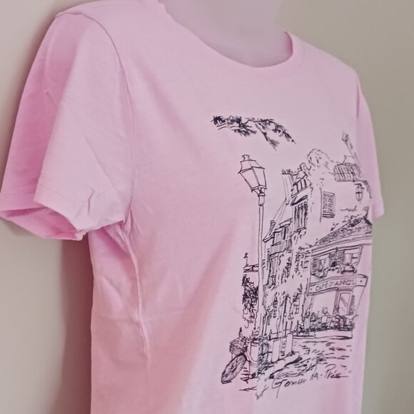 Vintage Cotton French Cafe t-shirt - Picture 3 of 7